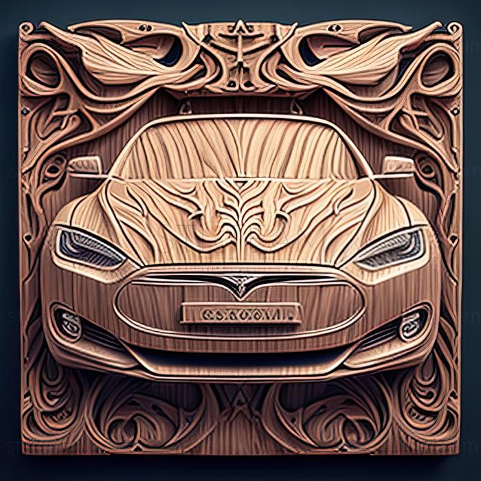 3D модель Tesla Model S (STL)